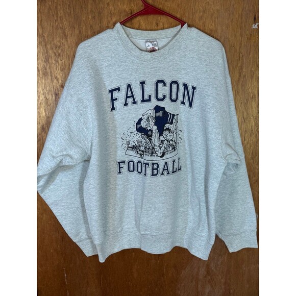 Vintage Air Force Academy Falcons Football Crewneck Sweater Large L USA - Picture 1 of 8